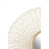 Templar Twisted Wire Wall Mirror, Gold