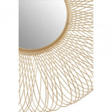 Templar Twisted Wire Wall Mirror, Gold