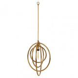Skye Gold Finish Pendant Light, Gold