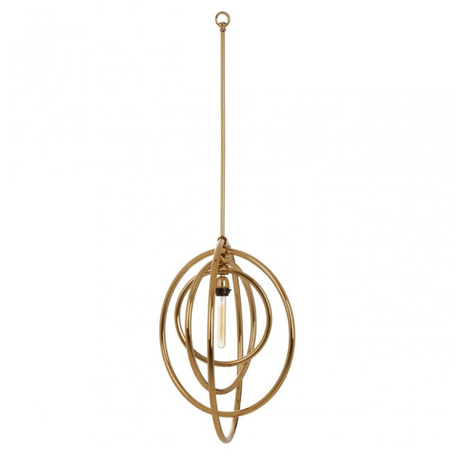 Skye Gold Finish Pendant Light, Gold