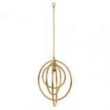 Skye Gold Finish Pendant Light, Gold