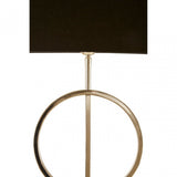 Skye Table Lamp With Dual Ring Base, Silver
