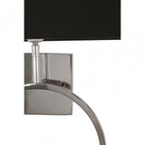 Skye Wall Light With Dual Ring Base, Silver