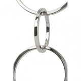 Skye Wall Light With Dual Ring Base, Silver