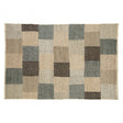 Bosie Jango Large Box Design Rug, Grey