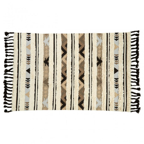 Bosie Jango Large Tribal Rug, Cream