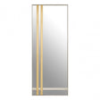 Demas Rectangular Wall Mirror, Gold