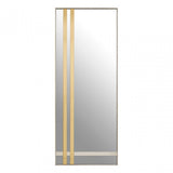 Demas Rectangular Wall Mirror, Gold