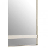 Demas Rectangular Wall Mirror, Gold
