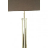 Skye Tall Floor Lamp With Tubular Base, Silver