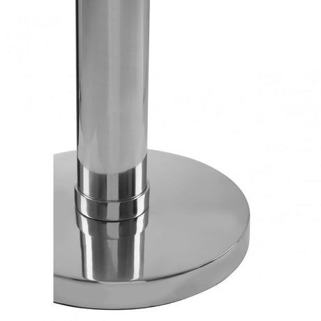 Skye Tall Floor Lamp With Tubular Base, Silver