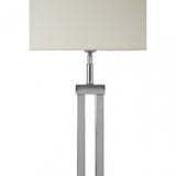 Skye Table Lamp With Dual Rod Base, Silver
