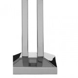 Skye Table Lamp With Dual Rod Base, Silver