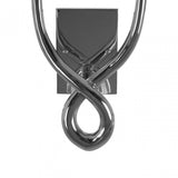 Skye Wall Light With Cross Base, Silver