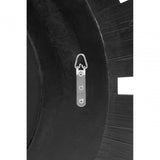 Grey And White Wooden Wall Mirror, Grey