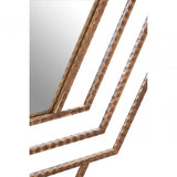 Beauly Antique Gold Finish Wall Mirror, Gold