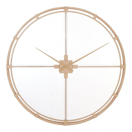 Beauly Gold Finish Wall Clock, Gold