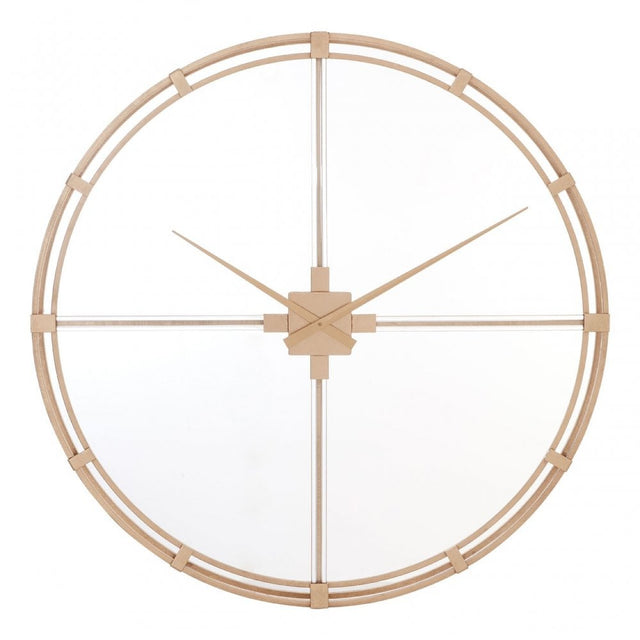 Beauly Gold Finish Wall Clock, Gold