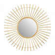 Beauly Round Wall Mirror, Gold