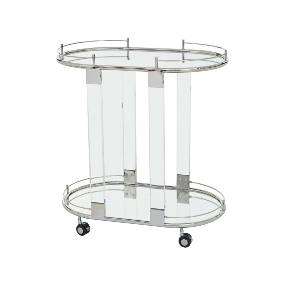 Oria Trolley Mirror, White
