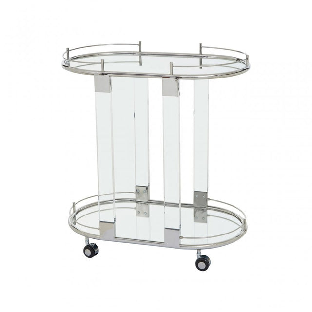 Oria Trolley Mirror, White