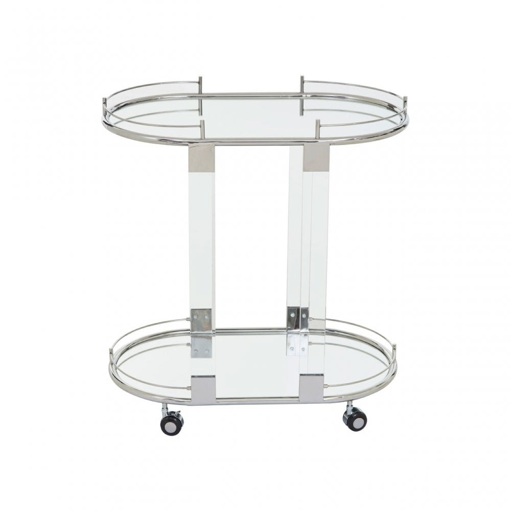 Oria Trolley Mirror, White