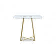Metropolitan Square Glass Dining Table