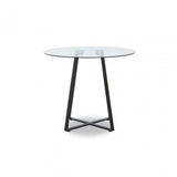 Metropolitan Round Glass Dining Table