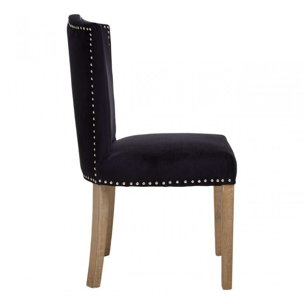 Kensington Townhouse Black Dining Chair, Black