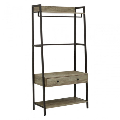 Bradbury Grey Oak Storage Unit, Grey