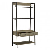 Bradbury Grey Oak Storage Unit, Grey
