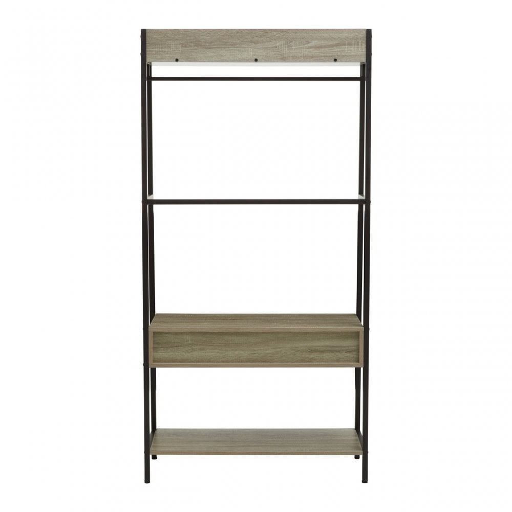 Bradbury Grey Oak Storage Unit, Grey