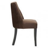 Fifty Five South Mink Velvet Dining Chair