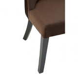 Fifty Five South Mink Velvet Dining Chair
