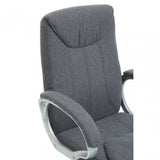 Grey Home Office Chair With Grey Arms, Grey