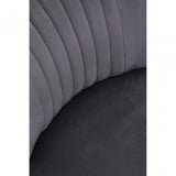 Regents Park Grey Velvet Chair