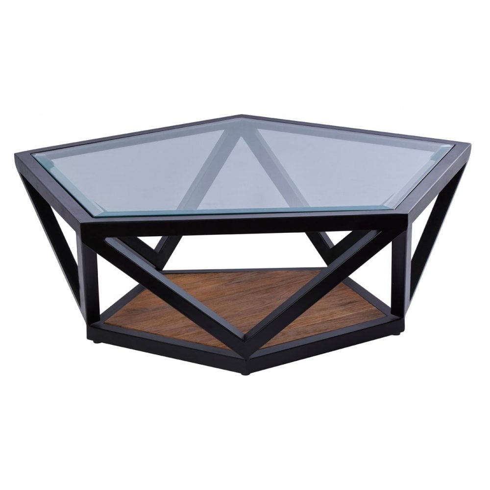 Pentagon Coffee Table, Black