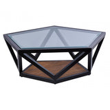 Pentagon Coffee Table, Black