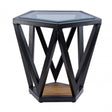 Pentagon Side Table, Black