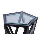 Pentagon Side Table, Black