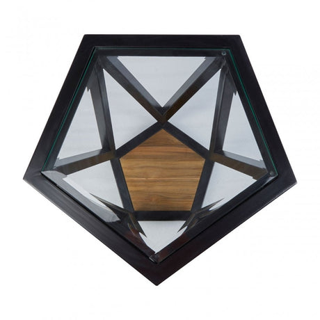 Pentagon Side Table, Black