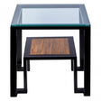 Cibo Roman Side Table, Black