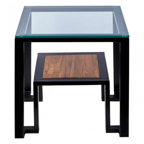 Cibo Roman Side Table, Black