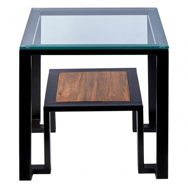 Cibo Roman Side Table, Black