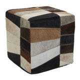 Safira Striped Pouffe, Multi-Coloured