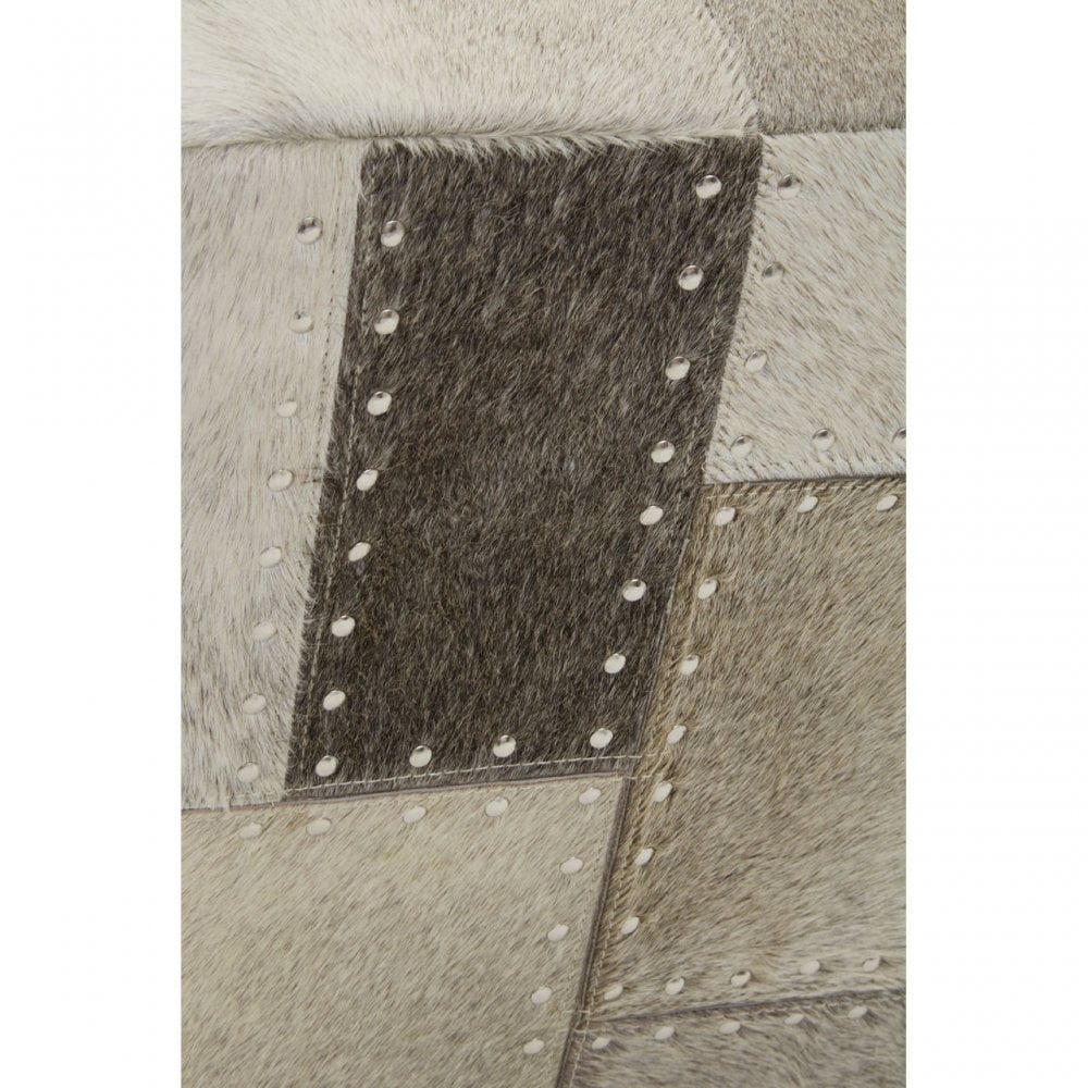 Safira Grey Pouffe, Grey