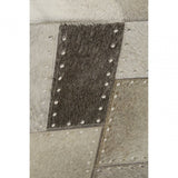 Safira Grey Pouffe, Grey