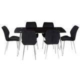 Wimslow Rectangular Dining Set, Black