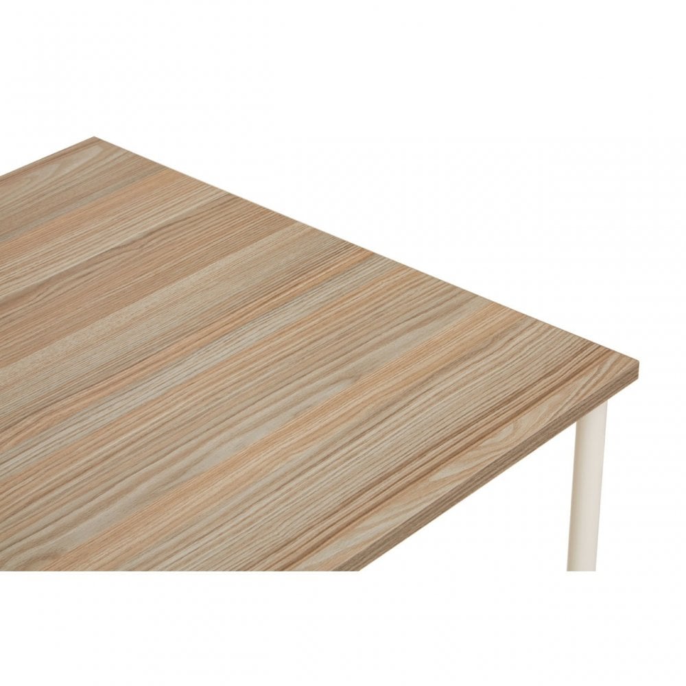 Bradbury Light Oak Veneer Desk With Drawers
