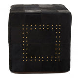 Safira Pouffe With Stud Detail, Multi-Coloured